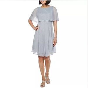 Gabby Skye Silver Dress